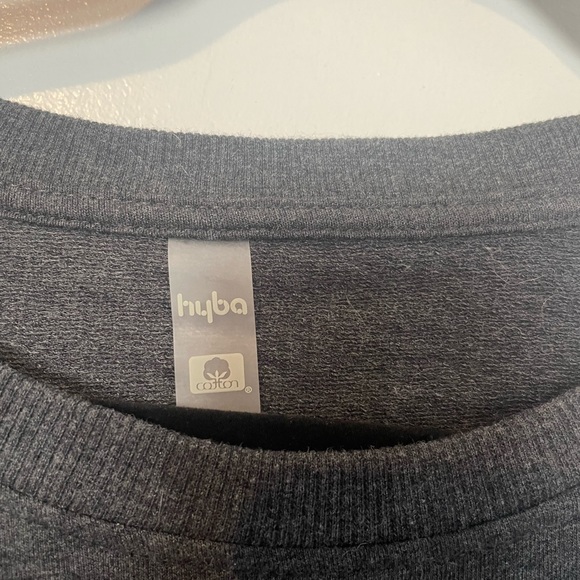 Charcoal grey fleece dress Reitmans Hyba L - Picture 3 of 7